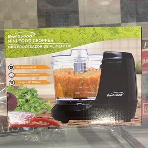 Black Mini Food Chopper